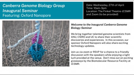 Nanopore seminar ANU