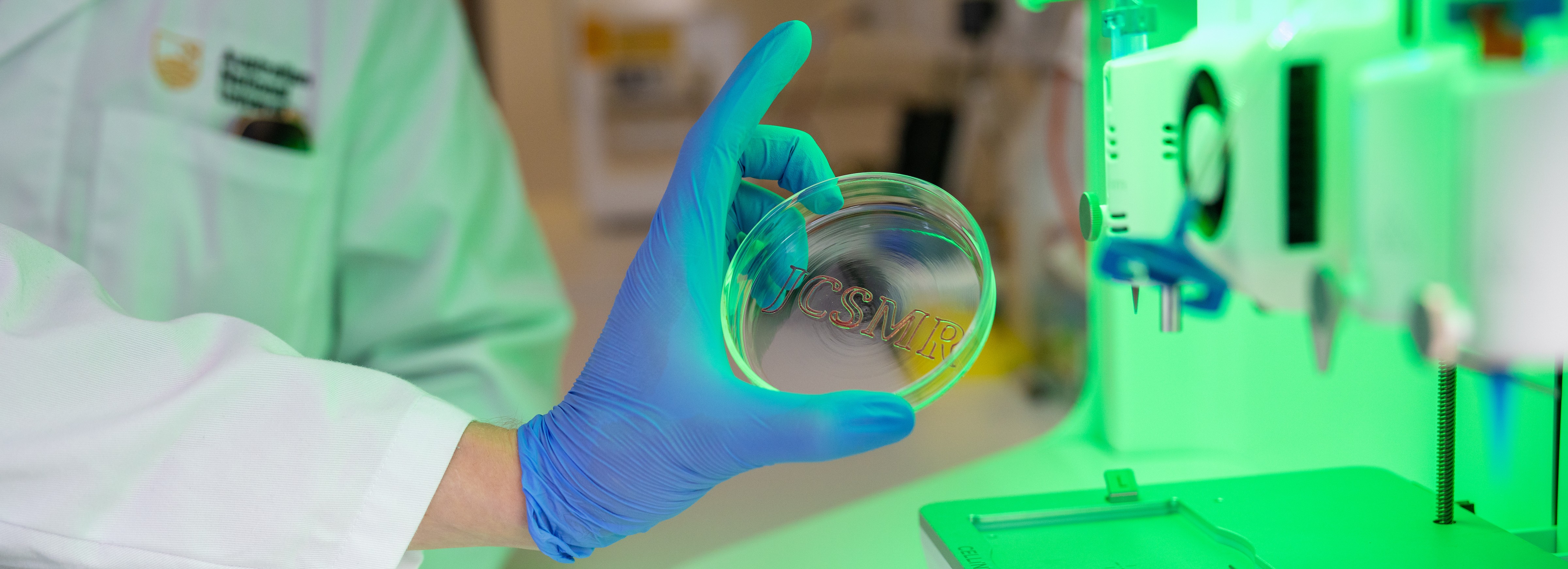 Photo: Nic Vevers/ANU bioprinting example