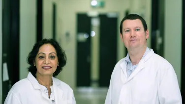 Dr Harpreet Vohra and Michael Devoy